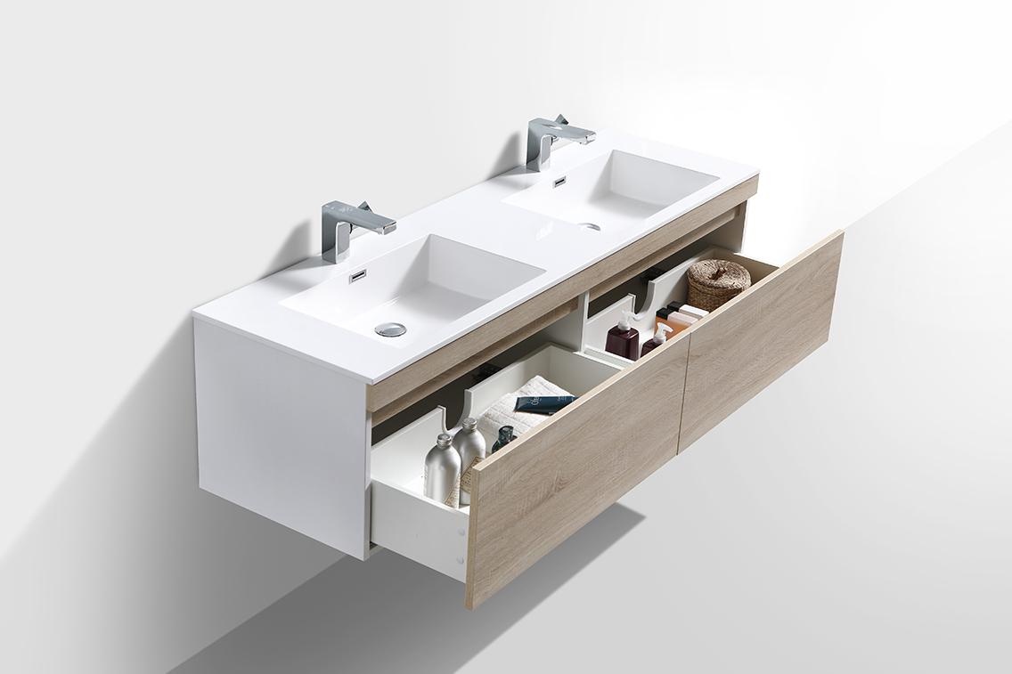 Badmöbel Set Eiche Unterschrank Waschtisch Badezimmermöbel