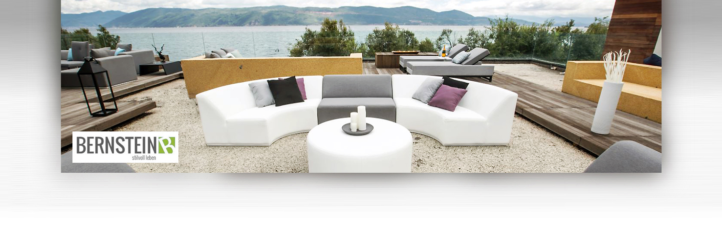 Gartenmöbel Set BAY Sunbrella Textil Gartenlounge (7-teilig